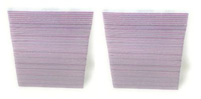TEMPO DI SALDI 100 Half Moon Files Bilateral Grain 100/180 For Nail Art Reconstruction