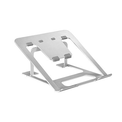 Supporto Pieghevole in Alluminio Portatile, Leggero e Resistente, Ideale per Lavoro e Viaggi, fornisce stabilità e facilita Il Trasporto.