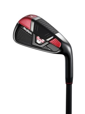 MACGREGOR V-MAX Irons-Juego de Palos de Golf Ligeros Y Flexibles Regulares hierros, Hombre, Rojo, Talla única