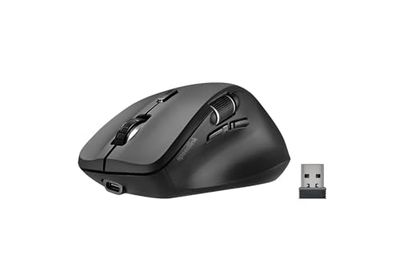 Speedlink Libera Rechargeable Wireless Silent Mouse, Souris PC sans Fil silencieuse Rechargeable, Souris Bluetooth et USB 2.4GHz, molette de défilement du Pouce pour défilement Horizontal Silencieux