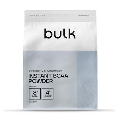 Bulk Instant Branched Chain Amino Acids (BCAA) Powder, Strawberry & Watermelon, 500 g