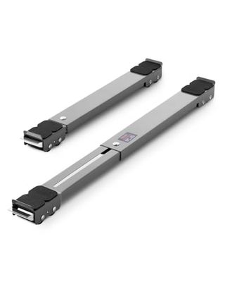 VEVOR Roulettes Transport pour Appareils Électroménagers 2PCS Déplace Meubles Extensibles Charge 149,7 kg Base de Machine à Laver Mobiles Déménageurs pour Réfrigérateurs, Sèche-linge, Lave-linge, Gris