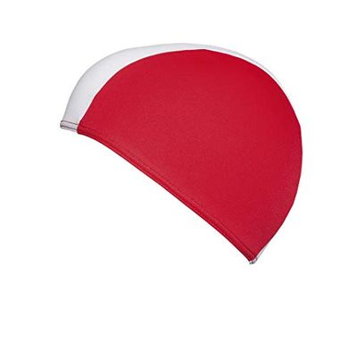 BATH Bath.Cap Men Fabric Red/WHI chapéu, adultos unissexo, multicolorido (colorido), tamanho único