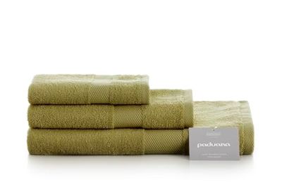 JUEGO TOALLA ALGODON 500 GR 3 PIEZAS (DUCHA) 365 VERDE OLIVA PADUANA