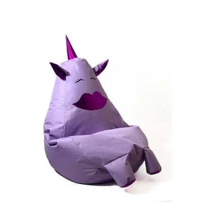 GO GIFT Pouf Violet Oxford 140 x 100 cm