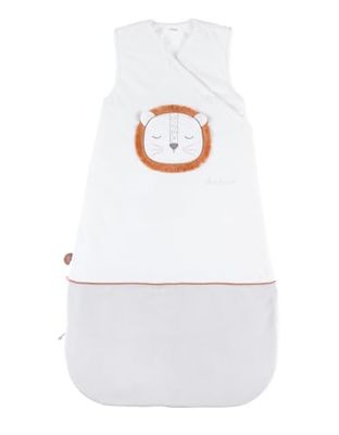 Noukie's NOUKIES Saco de Dormir de Invierno de 6 a 36 Meses (100 cm) – Saco de Dormir TOG de 2 a 3,5 – Cierre con Cremallera – Poliéster/algodón – Blanco Babou