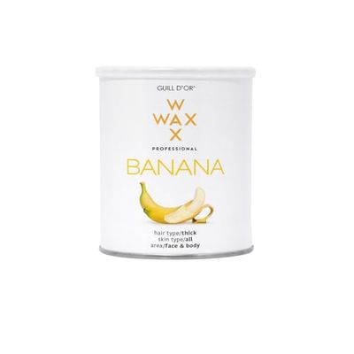 Guill WaxWax WaxWax słoik do wosku, 800 ml, profesjonalna jakość, do depilacji nóg, pach, twarzy i ciała, łatwy w użyciu, do grubego włosia, wszystkich rodzajów skóry.