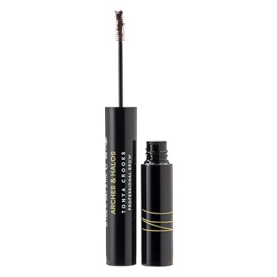 Arches and Halos Mousse de microfibra tintada para cejas en castaño, 1 oz
