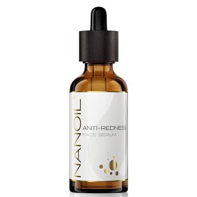Nanoil Anti-Redness Face Serum 50ml - Soothing Serum for Couperose Skin, Redness Reduction, Relief and Calming Effect