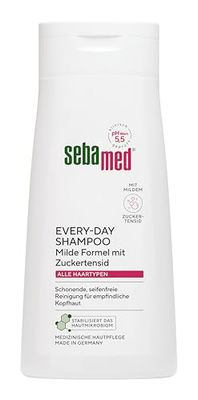 Sebamed Shampoing Every-Day 400 ml pour homme et femme, nettoyage doux et sans savon pour cuir chevelu sensible, particulièrement doux grâce à sa formule tensioactive, convient à tous les types de
