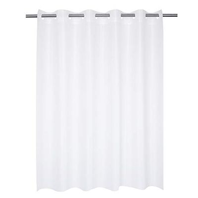River Dream Tenda da doccia impermeabile di grado alberghiero, senza ganci, gelo (PEVA, 180,3 x 188 cm)