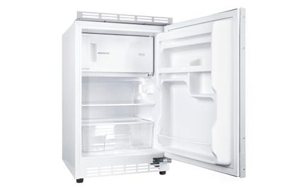 Respekta Frigorífico bajo encimera/en blanco/81,5 x 49,5 cm/82 L de capacidad útil/puerta reversible/patas ajustables/descongelación automática en la parte frigorífica/UKS110-11
