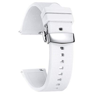 BINLUN Siliconen Horlogebanden Quick Release Rubberen Sport Horlogebanden 18mm 19mm 20mm 21mm 22mm 24mm Vervanging voor Smartwatch-banden voor Heren en Dames