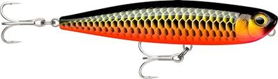 Rapala - Leurre de Pêche Precision Xtreme Pencil Exo Construction Plastique - Leurre Mer Flottant - Profondeur de Nage Surface - Taille 10,7cm / 21g - Fabriqué en Estonie - Red Dragon Arowana