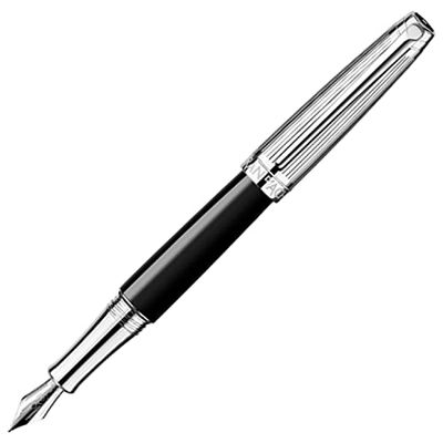 Caran d'Ache - LÉMAN BICOLOUR BLACK Fountain Pen - Broad Nib