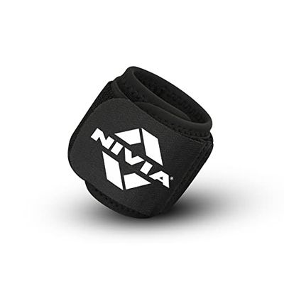NIVIA Orthopedic Wrist Support (Black, Free Size - Adjustable with Velcro) | Material - Neoprene/Polyester | Pain Relief, Gym, Sports, Exercise, Workout, Cycling