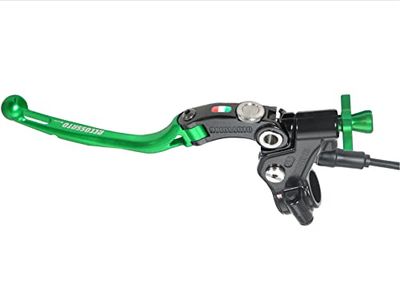 ACCOSSATO Commande d'embrayage à câble Racing avec Levier articulé coloré (Bouton+Levier+régulateur), avec Micro Inclus pour Benelli Leoncino 500 Trail de 2018 à 2018 CC 500