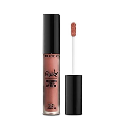 Rude Cosmetics Notorious Rich Long Liquid Lip Color - Undressed for Women 0,1 oz Rossetto
