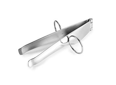 Ibili 748900 Pince à Jambon, INOX, Argent, 12 x 3 x 6 cm
