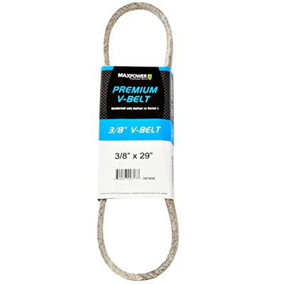 MAXPOWER V-riemen 347434, versterkt met kevlar, 3/8" x 29" - 3L290 - buitenlengte L(a) 740 mm.