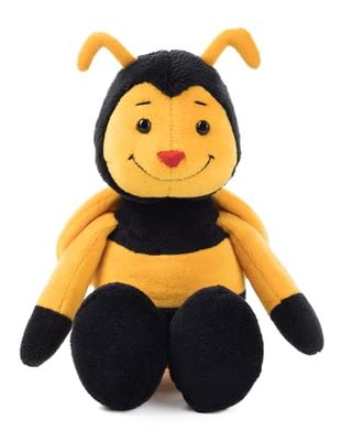 Schaffer 4357 Abeille en Peluche Bine 26 cm, Jaune/Noir