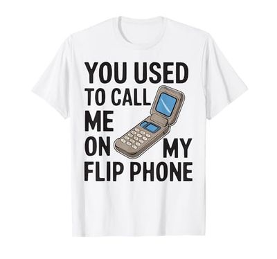 Classic Flip Phone Vintage Cellulare Cellulare Maglietta