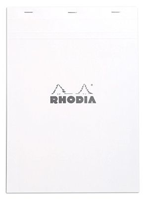 Bloc n°18 White Rhodia A4 80 F 5x5-18201C