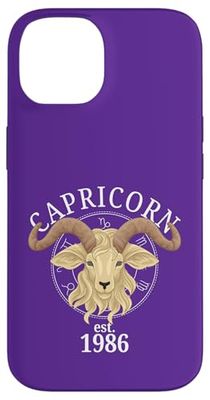 Zodiac Capricorn Born in 1986 Case for iPhone 14