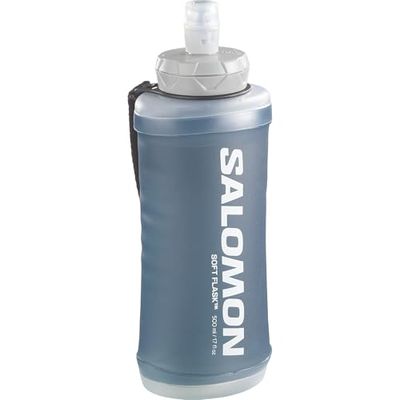 Salomon Active Correa de Botella de Agua Portátil Unisexo con Frasco Incluido, Minimalista, Fácil de Sujetar, Fácil de Usar, Negro