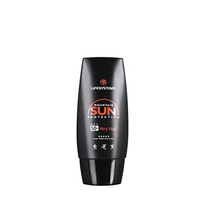 Lifesystems Mountain SPF50+ Sun Protection 50ml Cream Mixte, Black