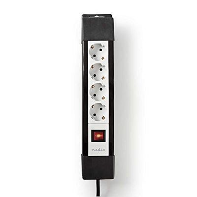 Nedis - Connettore di prolunga Conta Cto con protezione 4 Vi