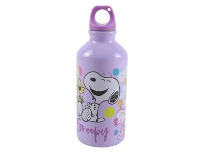Marchi CyP: Snoopy, bottiglia, borraccia, borraccia, borraccia, colore viola, prodotto ufficiale