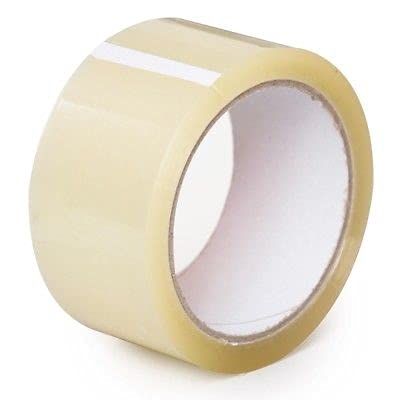 Transparant plakband, 50 x 66 m.