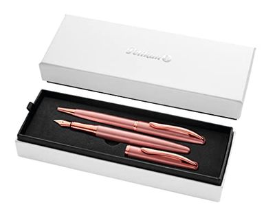 Pelikan 821872 Set stylo-plume et stylo-bille Jazz Noble Elegance K36+P36 Rose