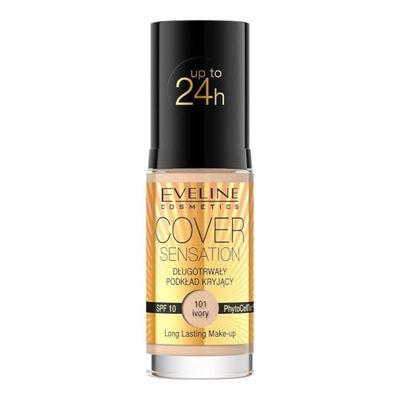 Eveline Cosmetics Cover Sensation Foundation 101 Ivory