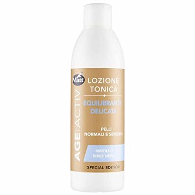 Matt, Lozione Tonica Equilibrante Delicata, Rinfresca, Lenisce e Tonifica la Pelle, Ideale per Tutti i Tipi di Pelle, Formula con Mirtillo e Ribes Nero, Pulizia Viso, 250 ml