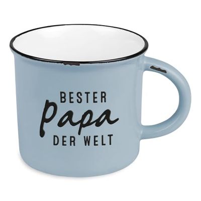 Koffiemok vintage, keramische mok om cadeau te geven, 400 ml, beste papa ter wereld