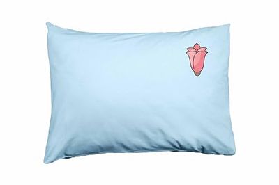 Bona Basics, Housse de Coussin décorative Décoration de la Maison pour canapé, Cafétéria, Taille: 50x35 cm, Couleur: Bleu Clair
