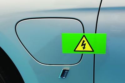 Laser 7561 High Voltage Self-Adhesive Label 150 x 75mm 12pc