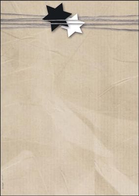 SIGEL DP079 Christmas writing paper, Christmas decorations, 21 x 29.7 cm, 90g / m², Beige, 100 sheets