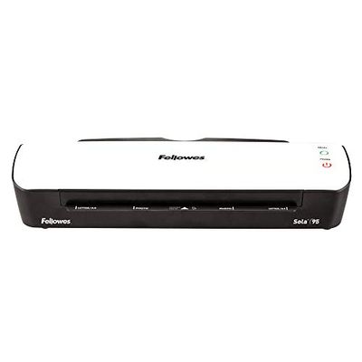 Fellowes Sola A4 lamineringsmaskin för hemmabruk - snabb uppvärmningstid på 4 minuter med automatisk avstängningsfunktion - 80-125 mikron - vit - Exklusiv på Amazon