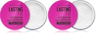 Maybelline New York - Polvos Fijadores Translúcidos Master Fix 01 Translucent - 6 gr (Paquete de 2)