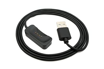 SYSTEM-S USB 2.0 kabel 100 cm oplaadkabel voor Oppo Band 3 Pro 3 2 Smartwatch in zwart