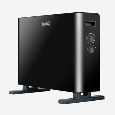 BLACK+DECKER BXCSH2000E Convectorverwarming, stijlvol design, 240 V, 2 verwarmingsvermogens, naar keuze 2000 W of 1250 W, zwart