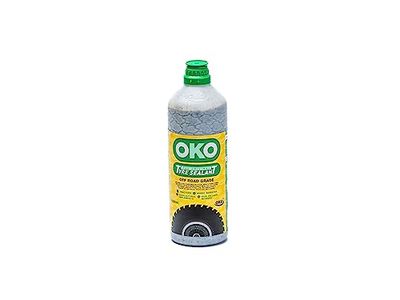 OKO off road tyre sealant 1.25 Litre bottle with valve core remover and filling tube