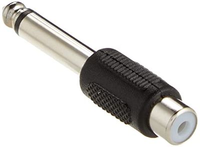 PremiumCord Adapter 6, 3 mm mono-stekker - 1 x RCA stekker/bus