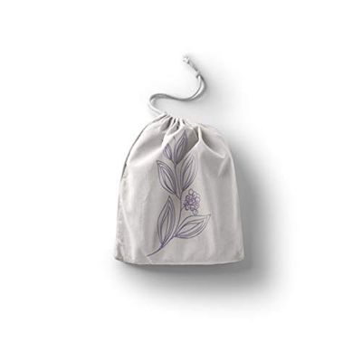 Bonamaison Printed Cotton Produce Bag with Drawstring, Reusable Grocery Bag, Biodegradable Eco-Friendly Bags, Travel Pouch, Sachet Bags, Shopping Bag, Eco Friendly, Foldable, Size: 40x50 Cm