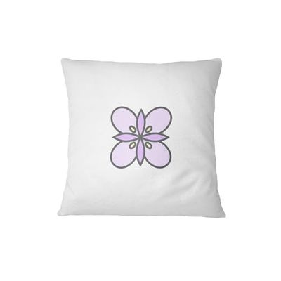 Bona Basics, Funda de cojín Decorativa, decoración del hogar, para sofá, cafetería, Tamaño: 60x60 cm, Color: Blanco