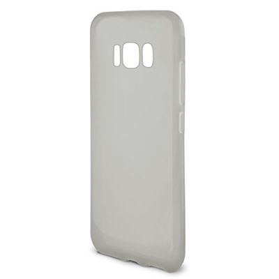 KSIX smart your tech Galaxy S8+ Case, Semi-Rigid, Antibacterial Case, Grey