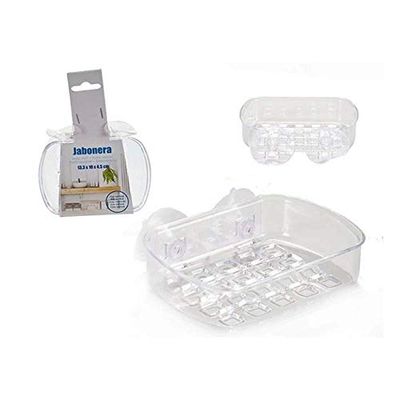 Transparent soap Dish (10.5 x 3.5 x 13.5 cm)